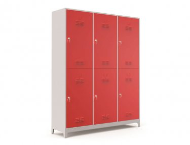 Çelik Altılı Soyunma Dolabı MDZ-CE008